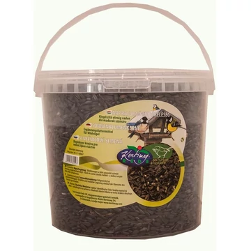 Madáreleség napraforgó fekete 2,5 kg  ( vödrös) Madáreleség napraforgó fekete 2,5 kg  ( vödrös)