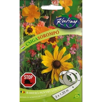 Parasztkertek virágai magszalag "KM"