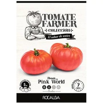 Paradicsom "Pink World"  Tomate Farmer Coleccion  Paradicsom "Pink World"  Tomate Farmer Coleccion