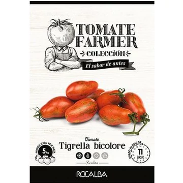 Paradicsom "Tigrella bicolore"  Tomate Farmer Coleccion  Paradicsom "Tigrella bicolore"  Tomate Farmer Coleccion