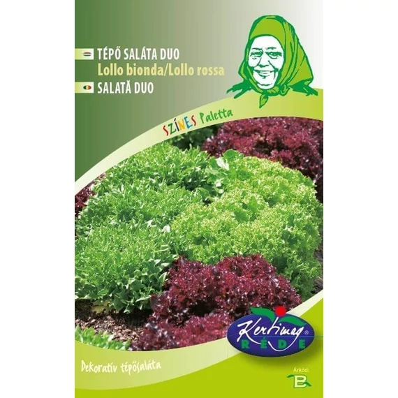 Saláta tépősaláta duo (Lollo Bionda/Lollo Rosa)